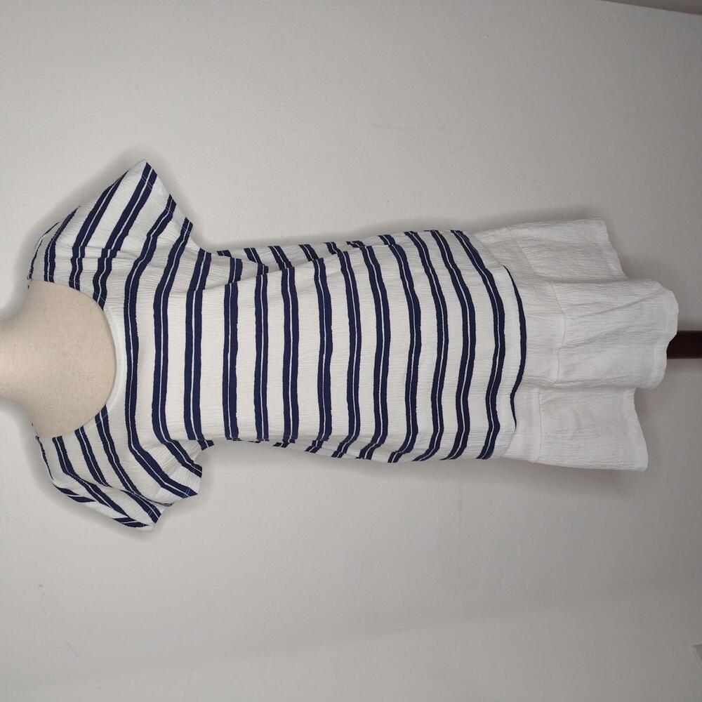 NWOT Lands End Women's White/Blue/Skirt & Top Outfit Size S(6-8)